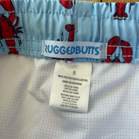 NWOT Rugged Butts boys swim trunks size 5 - Picture 2 of 4